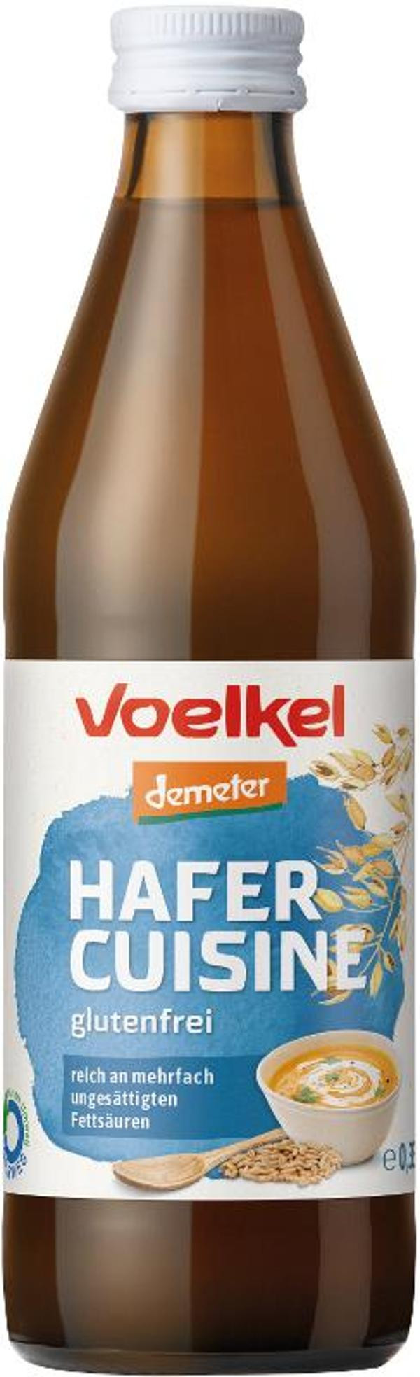 Produktfoto zu Hafer Cuisine Voelkel 0,33l Mehrwegflasche