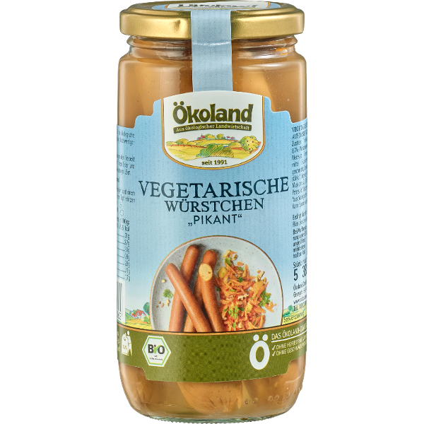 Produktfoto zu Vegetarische Würstchen pikant