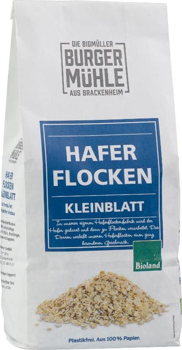 Produktfoto zu Haferflocken Kleinblatt, 6x500g