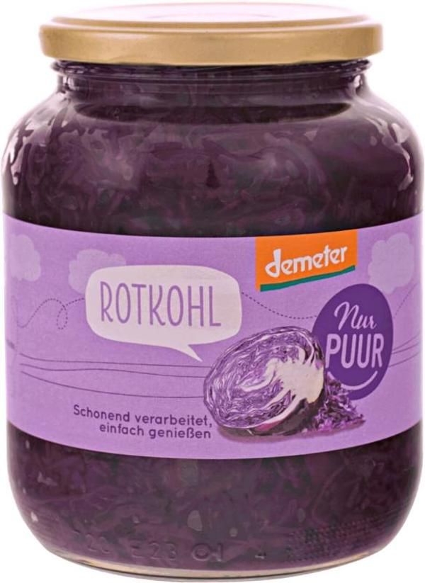 Produktfoto zu Rotkohl Demeter 680g