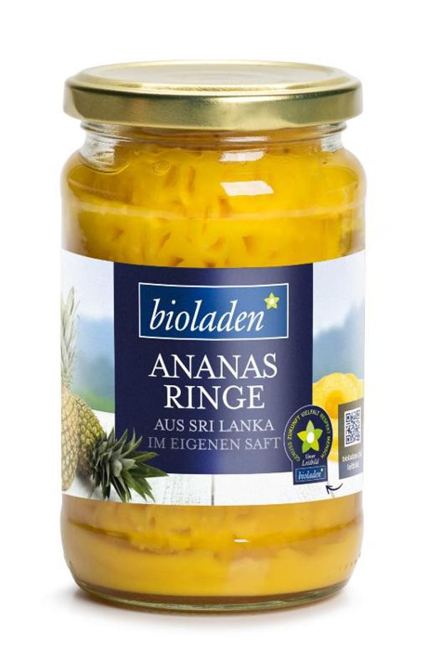 Produktfoto zu Ananas Ringe im eigenen Saft