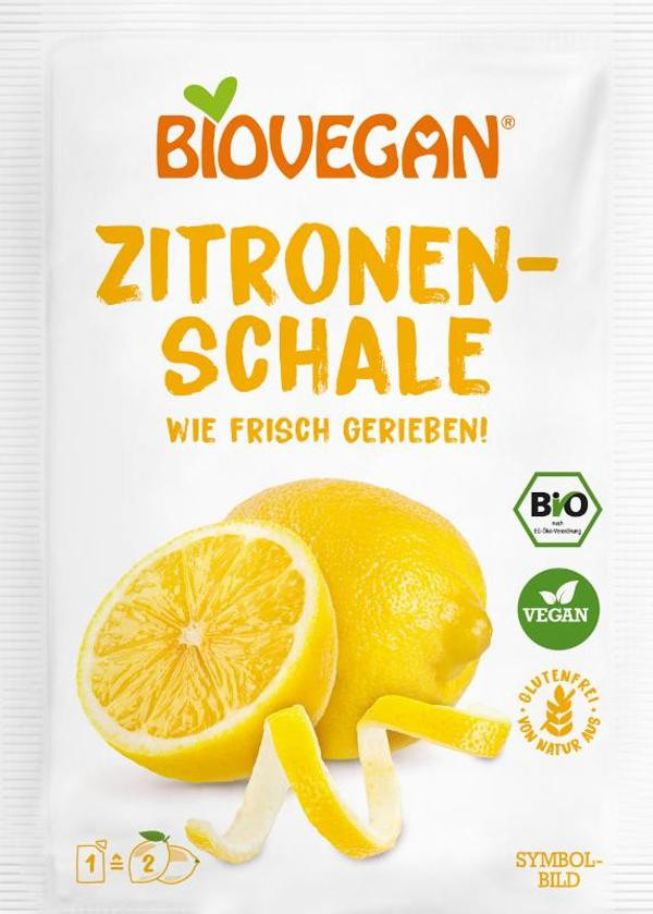 Produktfoto zu Zitronenschalen gerieben