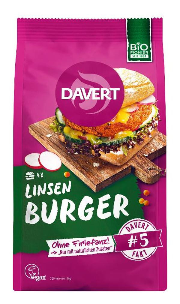 Produktfoto zu Linsen Curry Burger