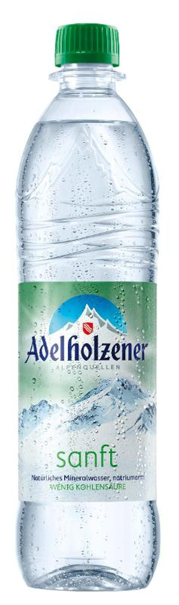 Produktfoto zu Adelholzener Wasser sanft PET 12 x 0,5l