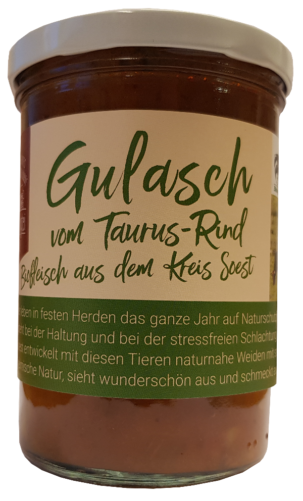 Produktfoto zu Gulasch vom Taurus Rind