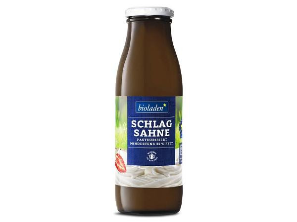 Produktfoto zu Schlagsahne 0,5l Flasche bioladen