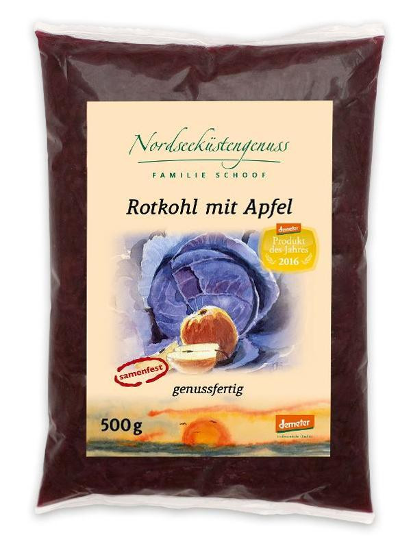 Produktfoto zu Rotkohl mit Apfel im Beutel