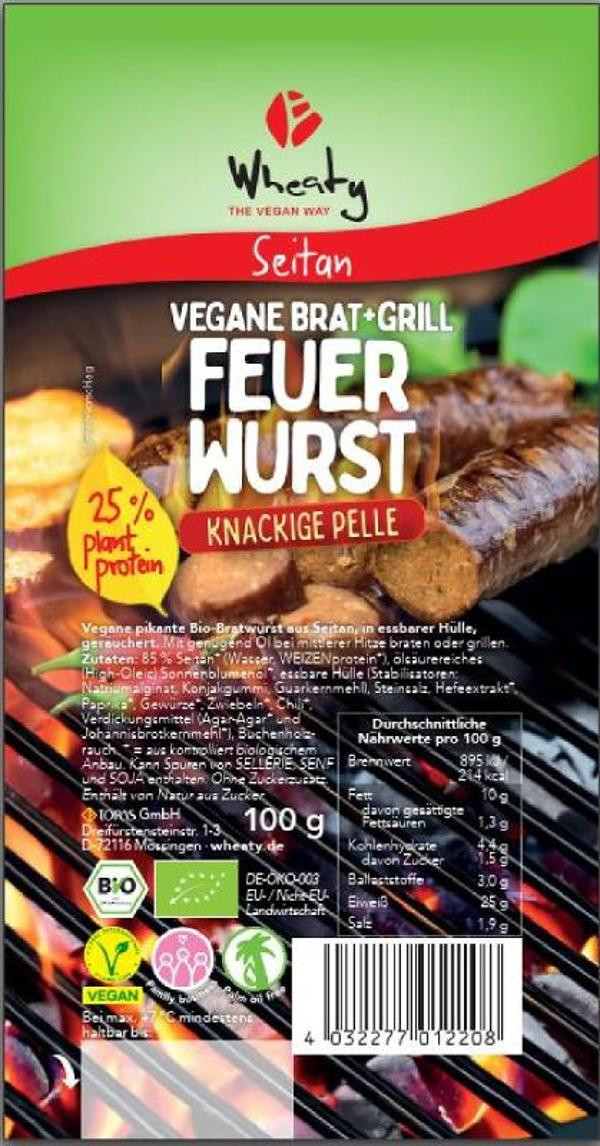 Produktfoto zu Wheaty Brat+Grill  Feuerwurst statt 2,99€