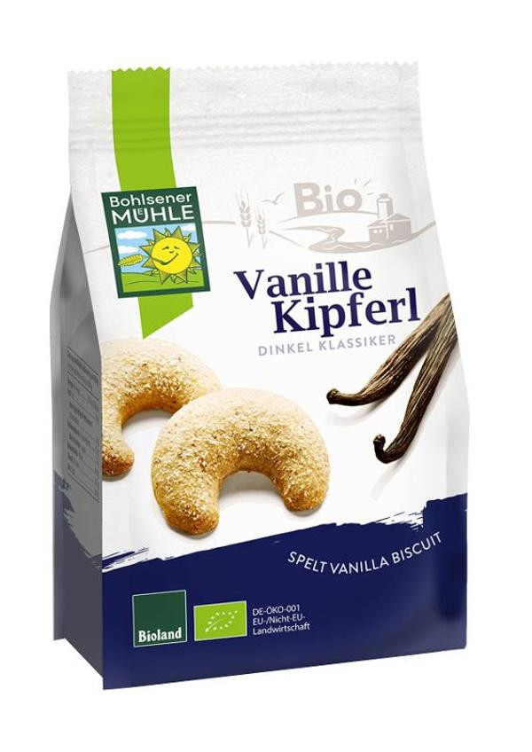 Produktfoto zu Dinkel Vanillekipferl 6x125g