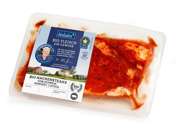 Produktfoto zu Nackensteak vom Schwein, gewürzt  2 Stück