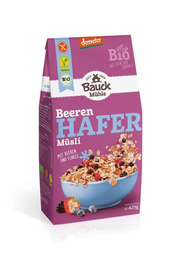 Produktfoto zu Hafermüsli mit Beeren, glutenfrei