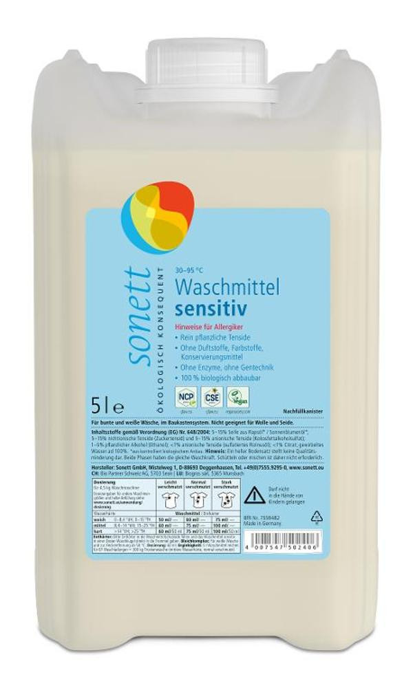 Produktfoto zu Waschmittel Sensitiv, 5l