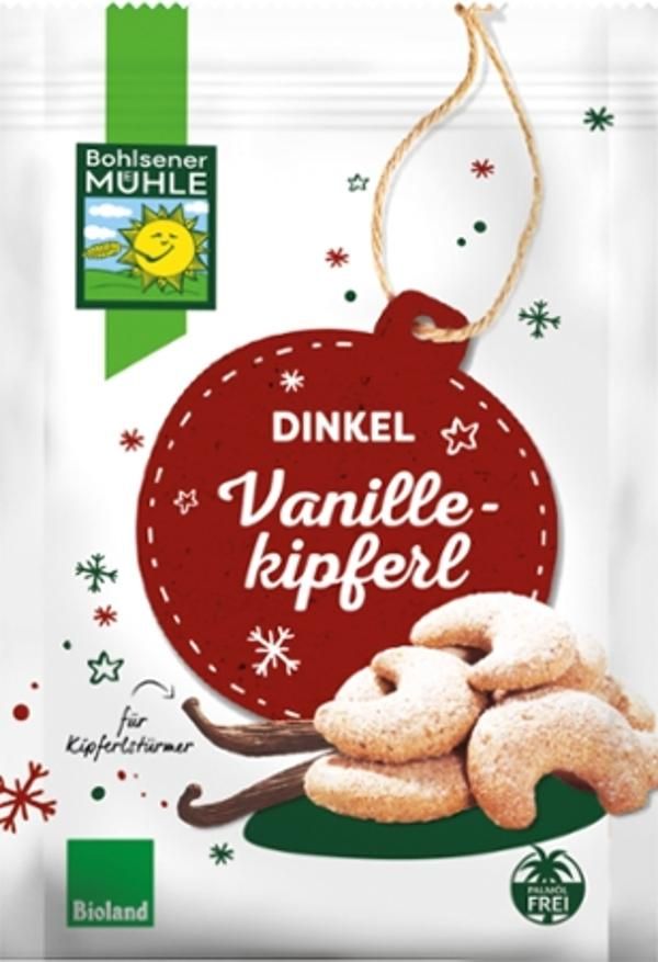 Produktfoto zu Dinkel Vanillekipferl Weihnachtsedition