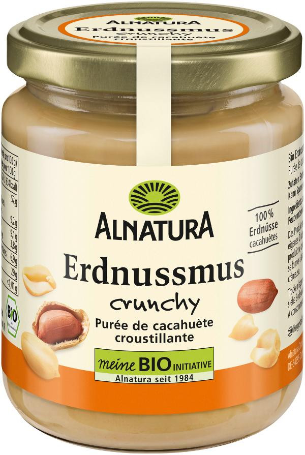 Produktfoto zu Erdnussmus crunchy 250g