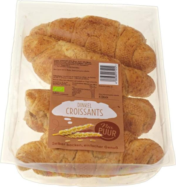 Produktfoto zu Dinkel Croissant zum Aufbacken