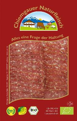 Produktfoto zu Putensalami geschnitten, leicht geräuchert