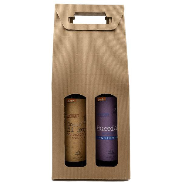 Produktfoto zu Geschenkpaket LUNARIA rot - Primitovo & Montepulciano