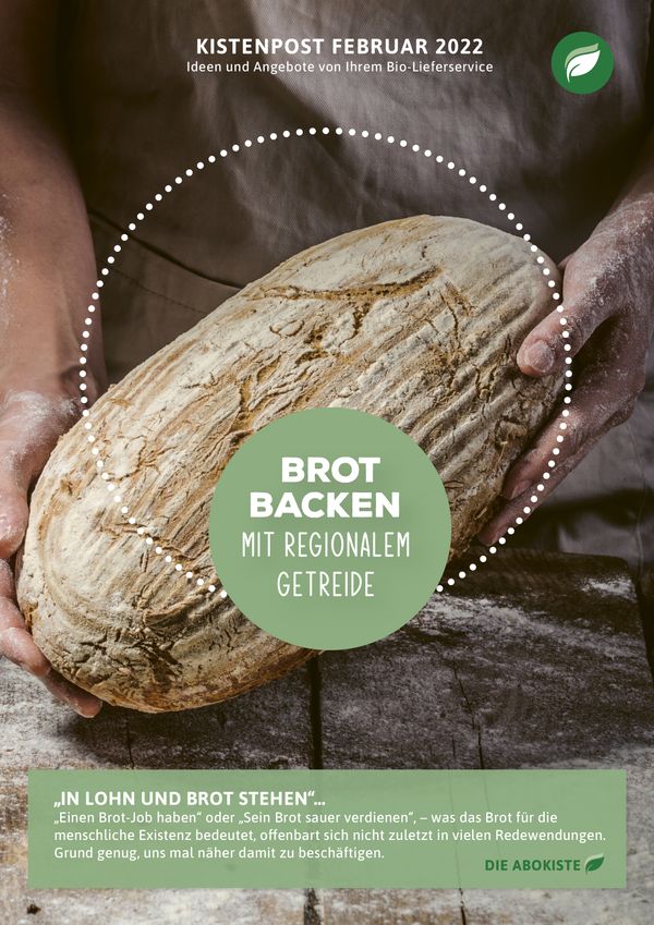 Kistenpost mit Brot