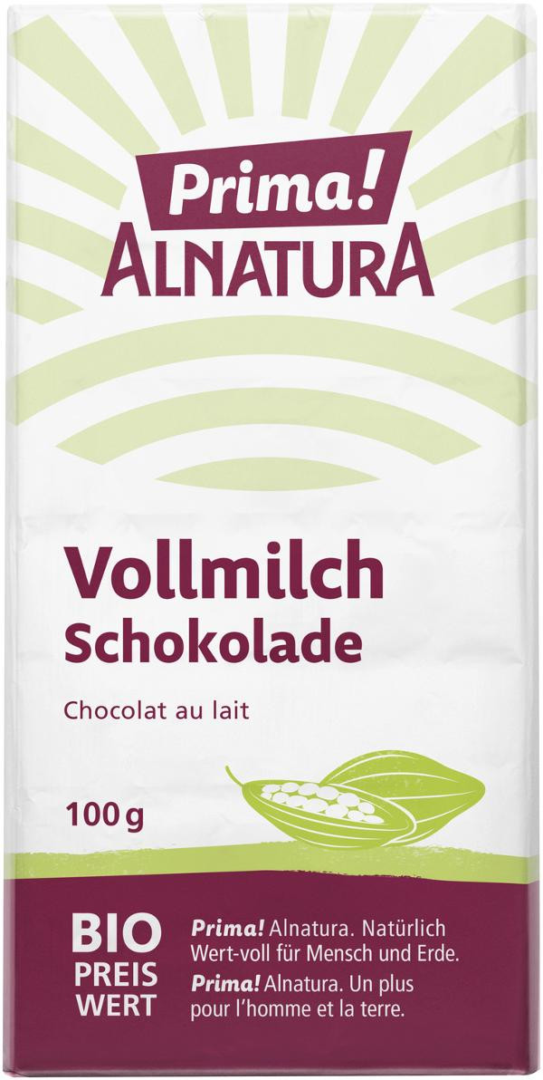 Produktfoto zu Vollmilch Schokolade 100g