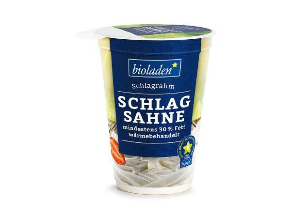 Produktfoto zu Schlagsahne 32% bioladen 200g Becher