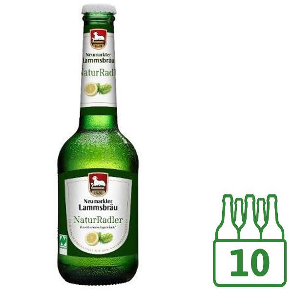 Produktfoto zu Lammsbräu Natur Radler 10x0,33l