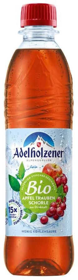 Produktfoto zu Adelholzener Apfel Trauben Schorle