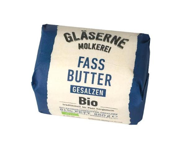 Produktfoto zu Fassbutter Sauerrahm gesalzen