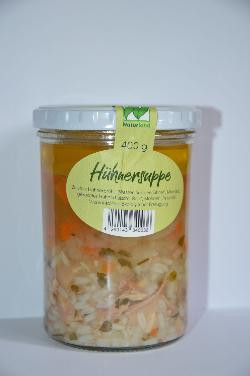 Produktfoto zu Hühnersuppe im Glas 435ml